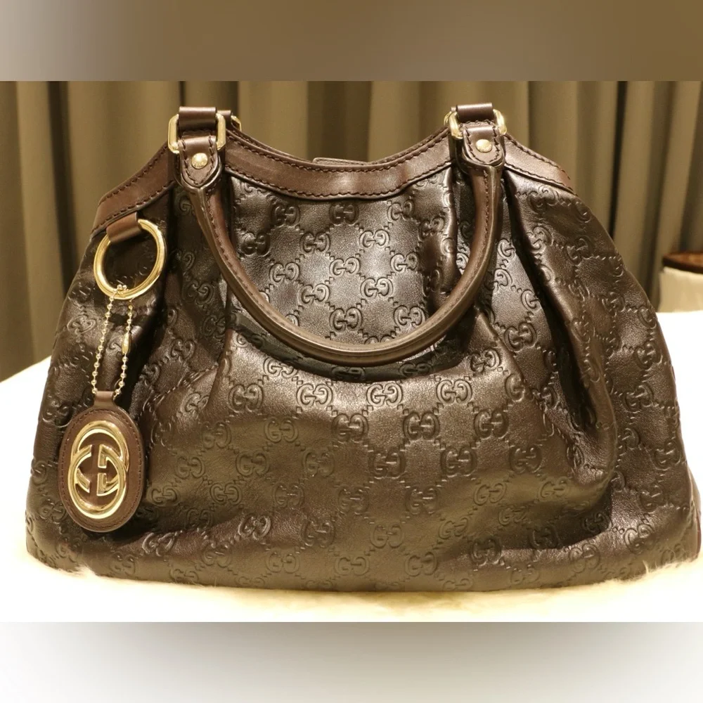 Gucci Brown Leather Sukey Hobo Bag - Picture 3 of 14